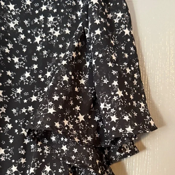 Torrid Black and White Starry Night Fully Lined Midi Dress - Picture 5 of 13